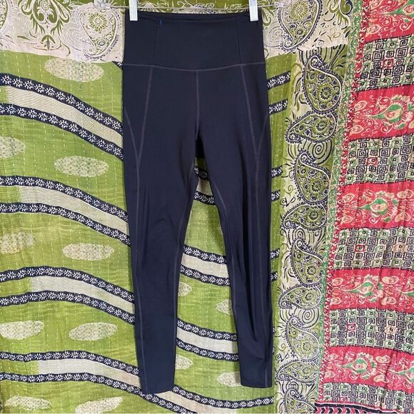 Girlfriend Collective Black High Rise Fleece Lined Leggings Size Small - Picture 2 of 16
